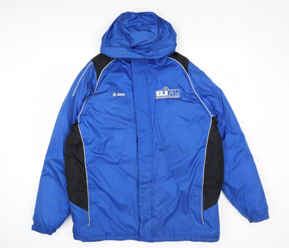 Mens UK Size XS JAKO Blue Windbreaker Coat