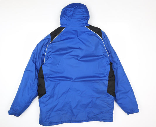 Mens UK Size XS JAKO Blue Windbreaker Coat