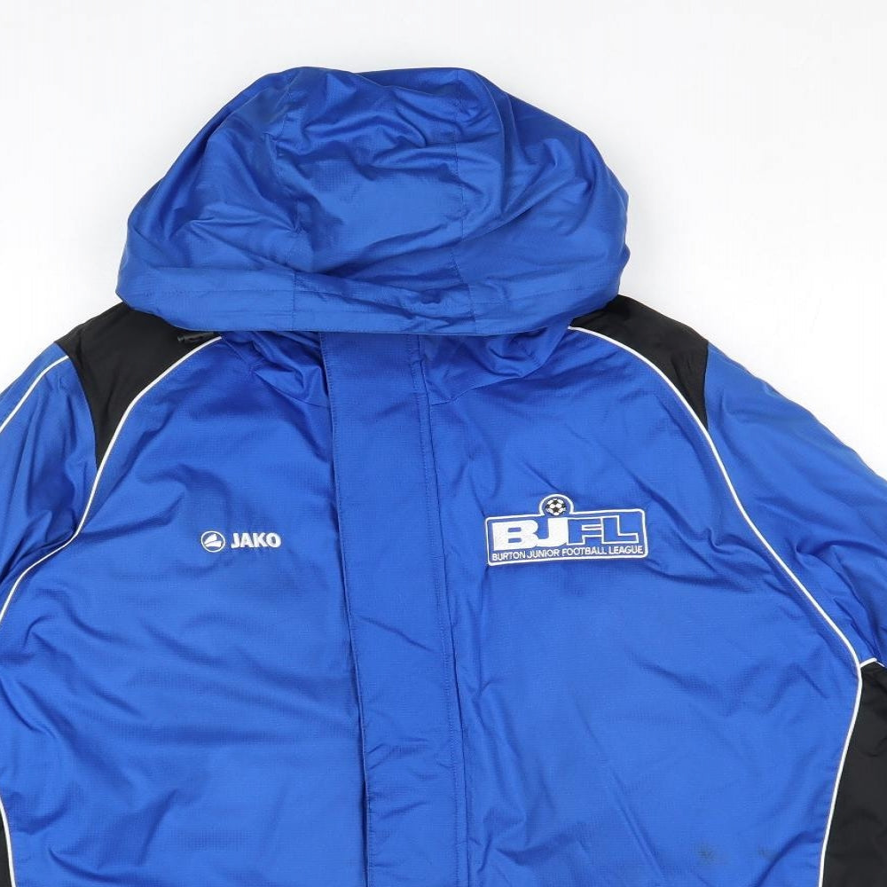 Mens UK Size XS JAKO Blue Windbreaker Coat