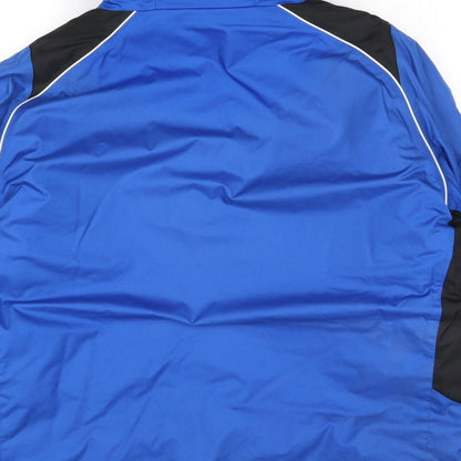 Mens UK Size XS JAKO Blue Windbreaker Coat