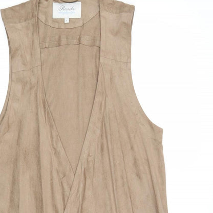 Peacocks Womens Brown Gilet Jacket Size S