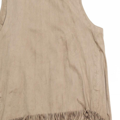 Peacocks Womens Brown Gilet Jacket Size S