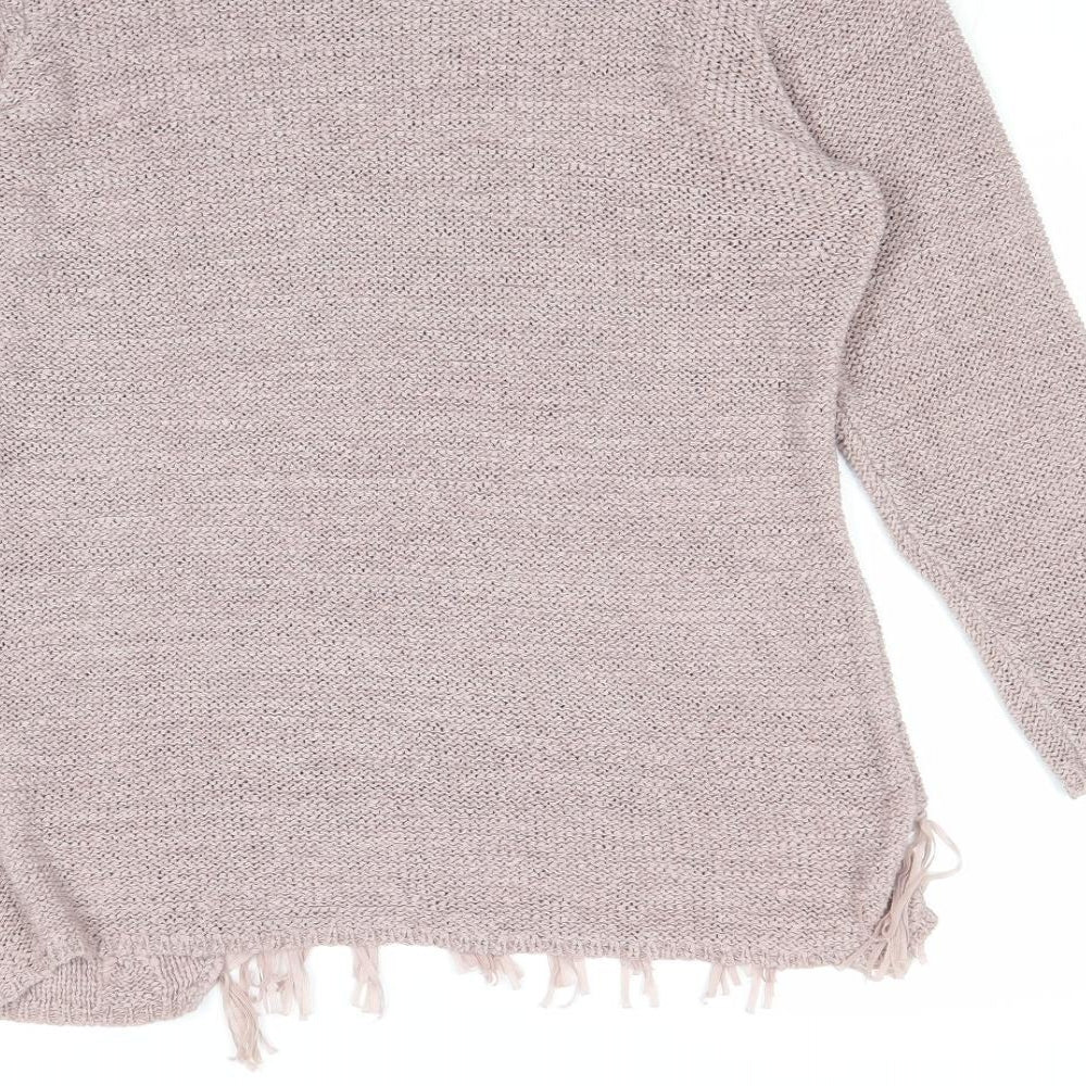 Womens UK Size M Sara Pink Pullover Jumper