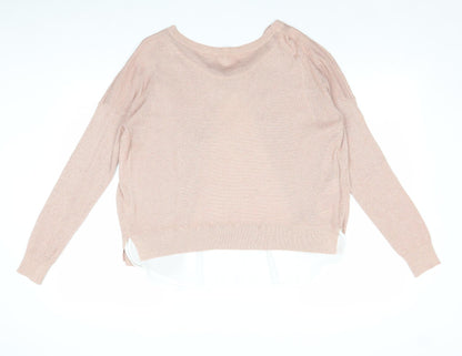 Womens UK Size L Only Pink Pullover Jumper