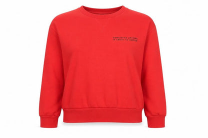 Primark Womens Red Polyester Pullover Sweatshirt Size 6 Pullover - Size 6-8