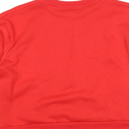Primark Womens Red Polyester Pullover Sweatshirt Size 6 Pullover - Size 6-8