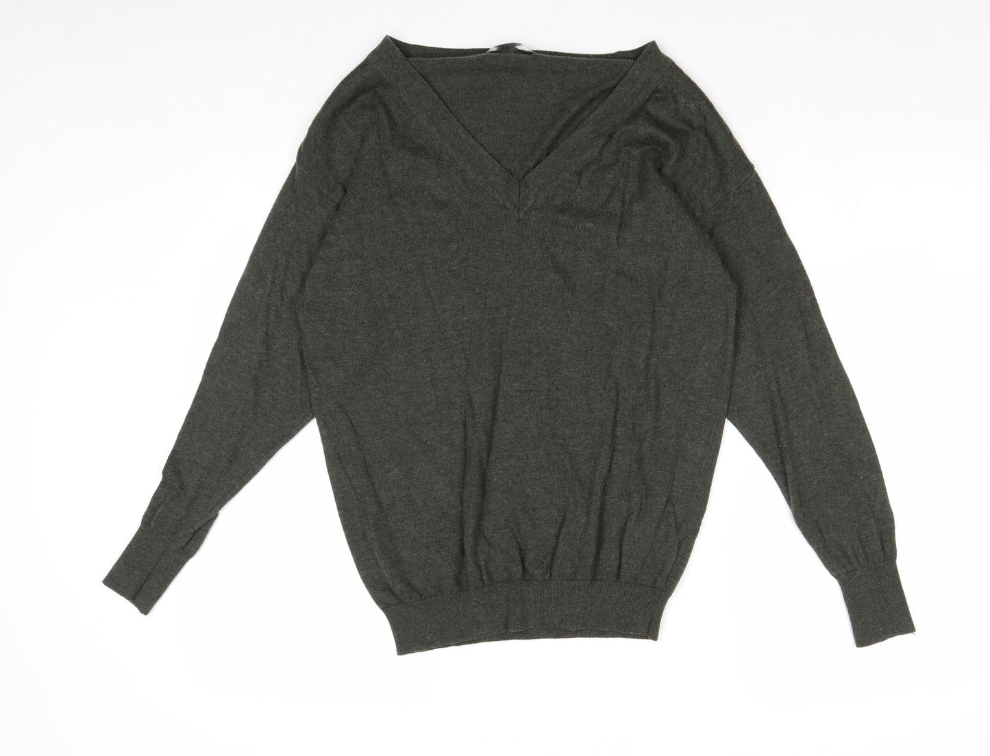 Womens UK Size 10 Marks and Spencer Green Pullover Jumper
