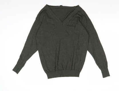 Womens UK Size 10 Marks and Spencer Green Pullover Jumper
