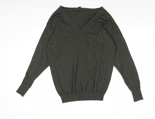 Womens UK Size 10 Marks and Spencer Green Pullover Jumper
