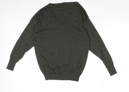 Womens UK Size 10 Marks and Spencer Green Pullover Jumper