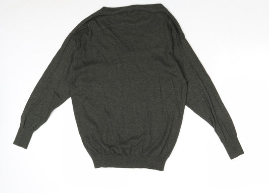 Womens UK Size 10 Marks and Spencer Green Pullover Jumper