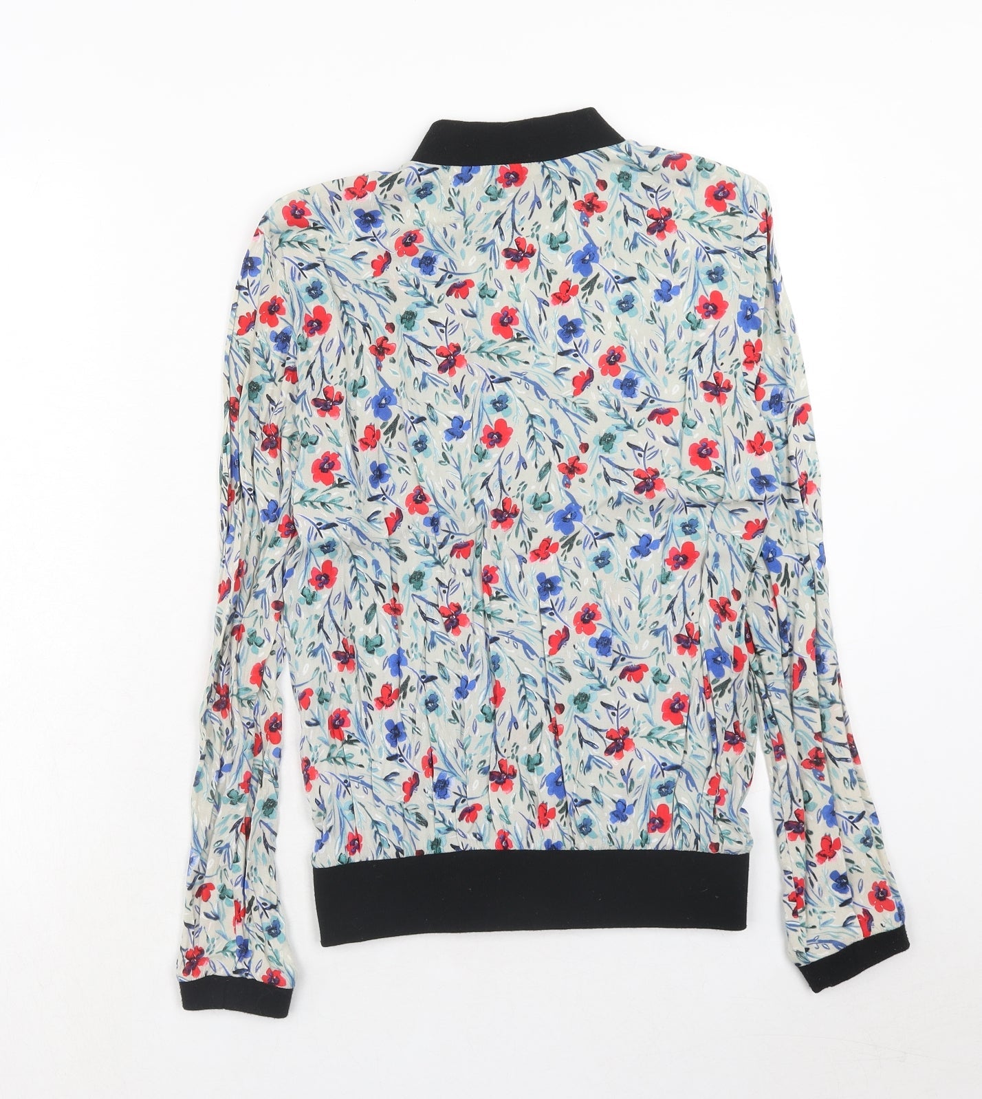 Papaya Womens Multicoloured Floral Jacket Size 10 Zip