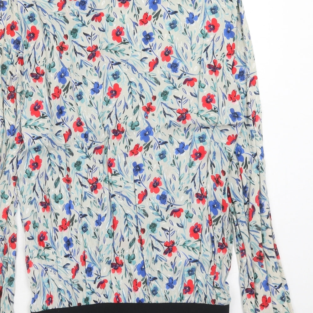 Papaya Womens Multicoloured Floral Jacket Size 10 Zip