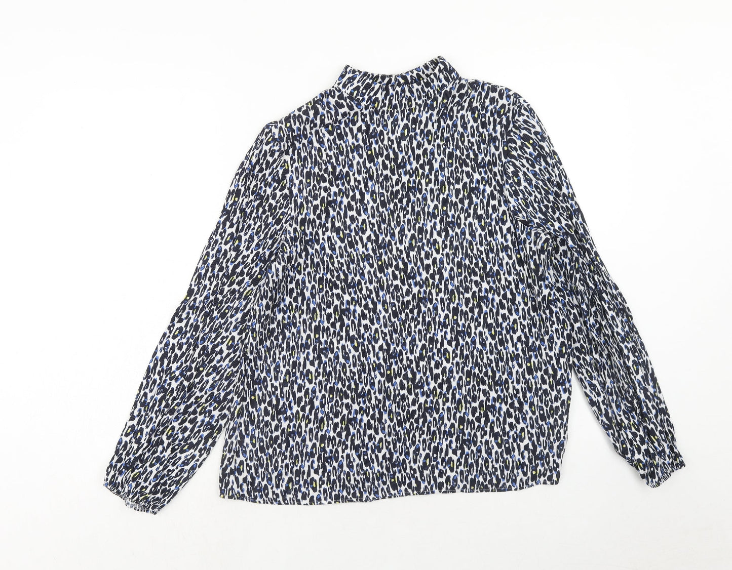 Womens UK Size 12 Per Una Blue Basic Blouse