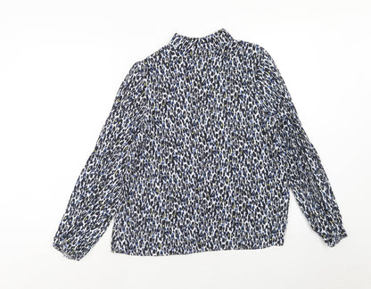 Womens UK Size 12 Per Una Blue Basic Blouse