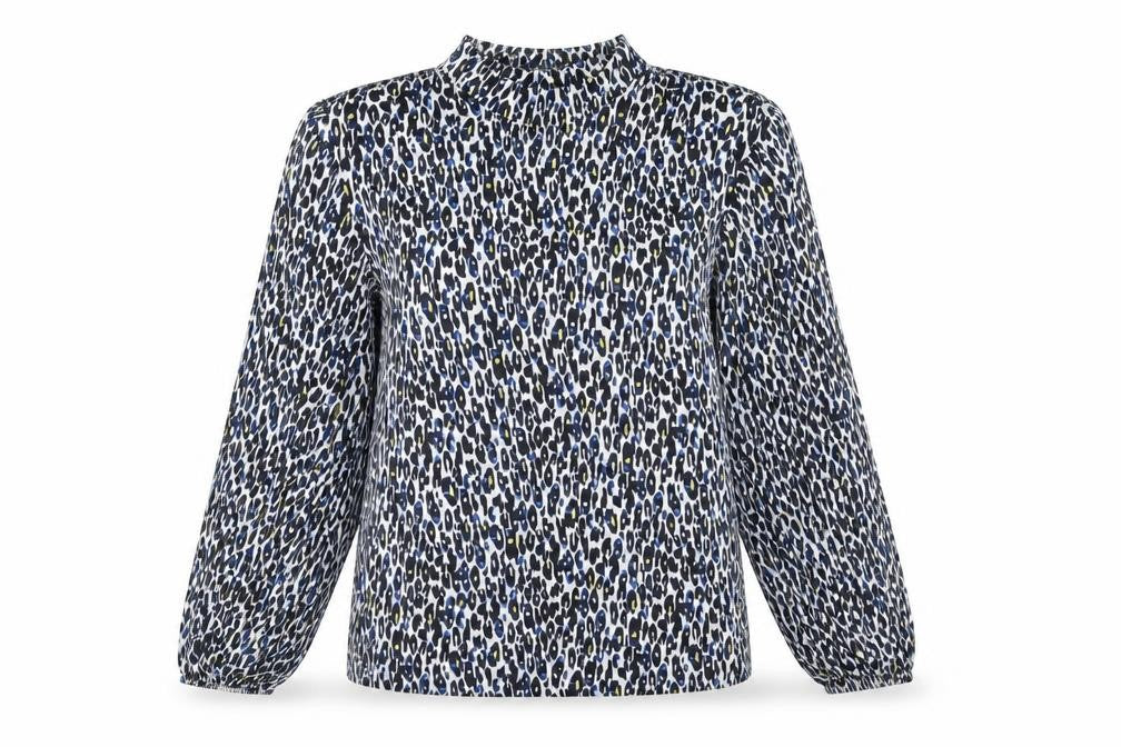 Womens UK Size 12 Per Una Blue Basic Blouse