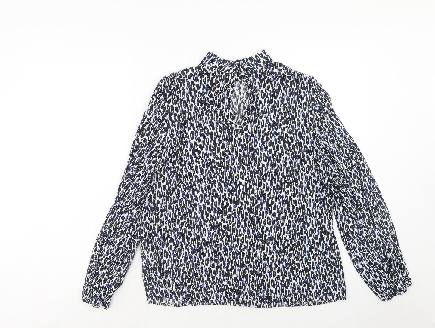 Womens UK Size 12 Per Una Blue Basic Blouse