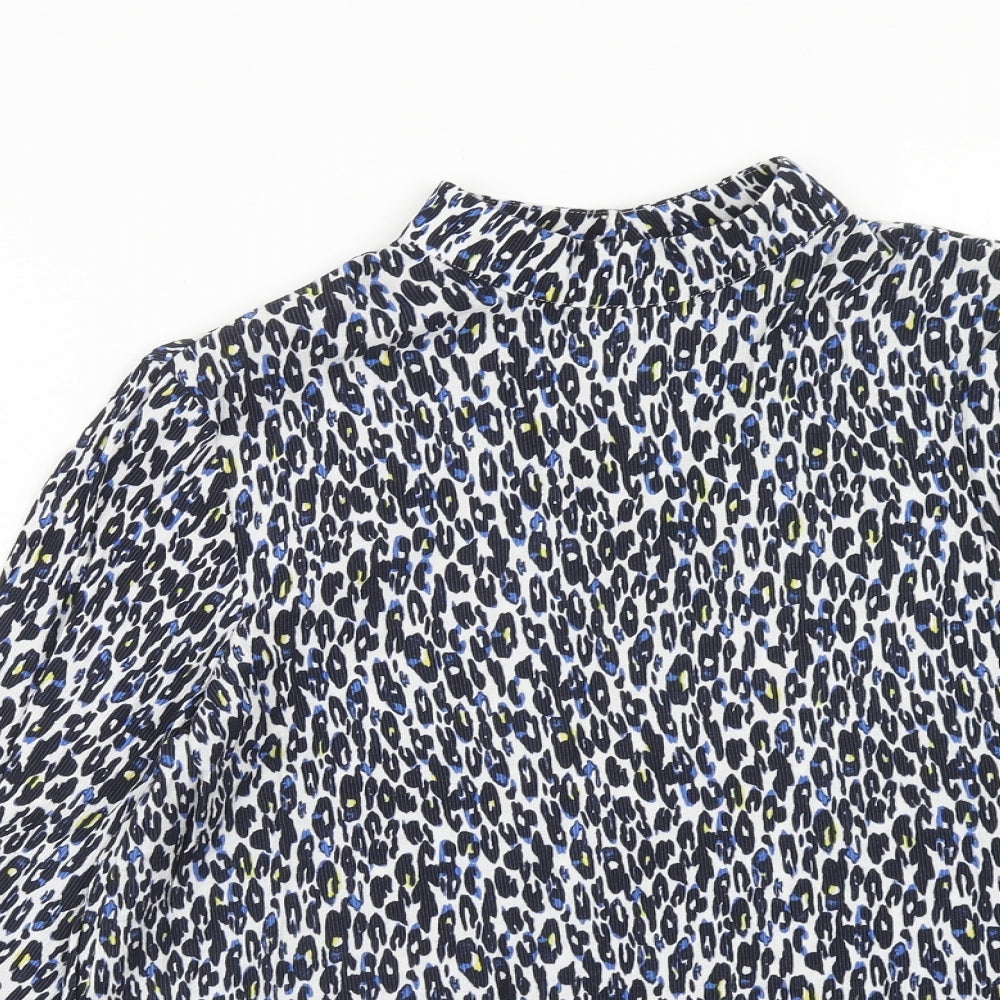 Womens UK Size 12 Per Una Blue Basic Blouse