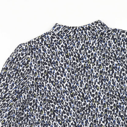 Womens UK Size 12 Per Una Blue Basic Blouse