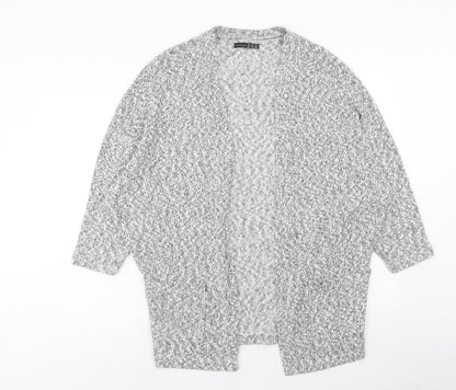 Womens UK Size S Atmosphere Grey Cardigan Jumper