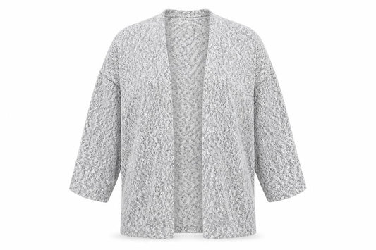 Womens UK Size S Atmosphere Grey Cardigan Jumper
