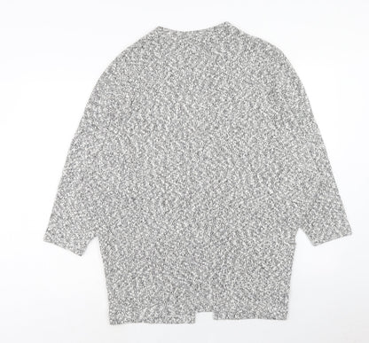 Womens UK Size S Atmosphere Grey Cardigan Jumper