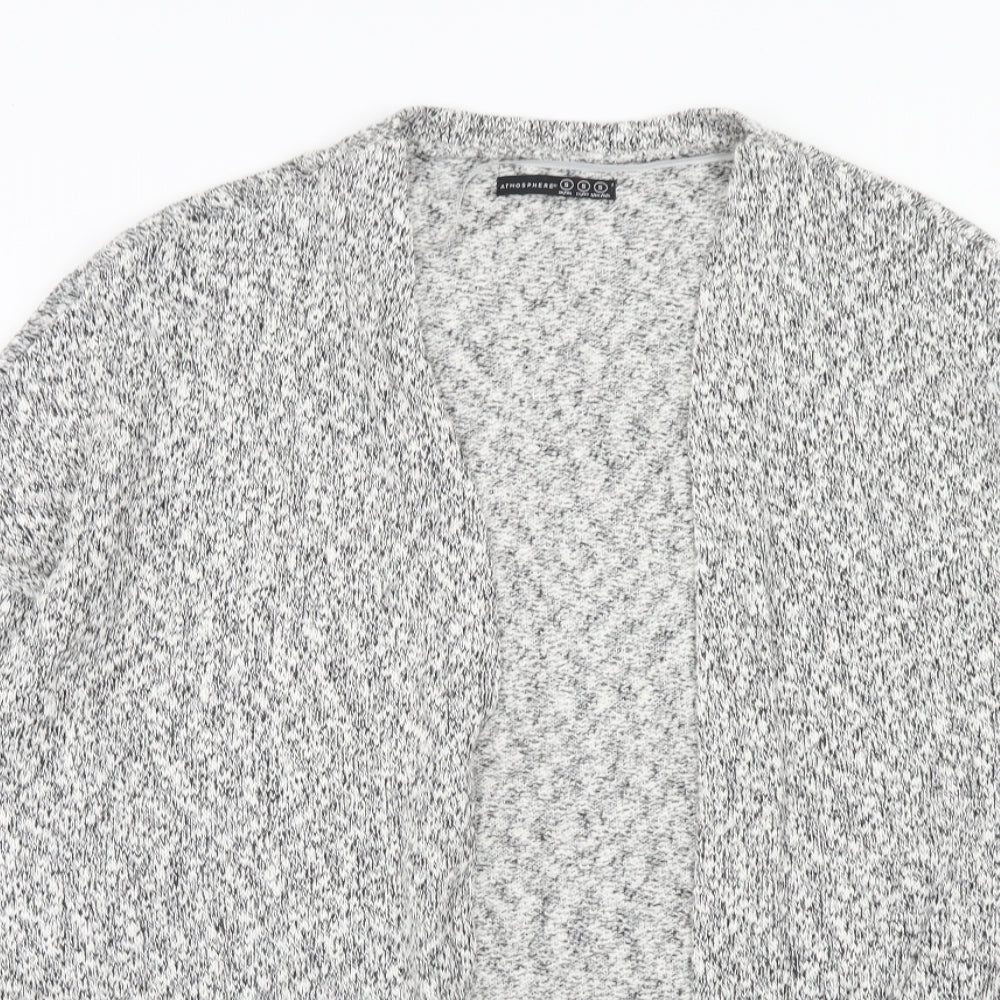 Womens UK Size S Atmosphere Grey Cardigan Jumper