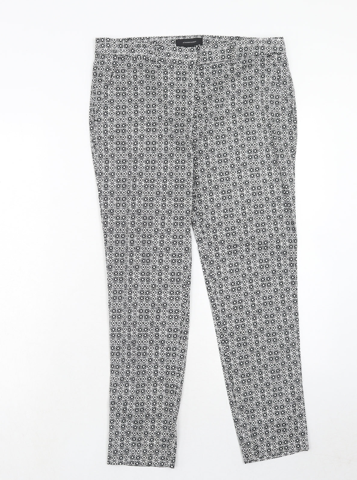 Womens UK Size 10 Atmosphere Regular Fit  Black Trousers