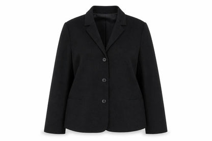 NEXT Womens Black Polyester Jacket Suit Jacket Size 14