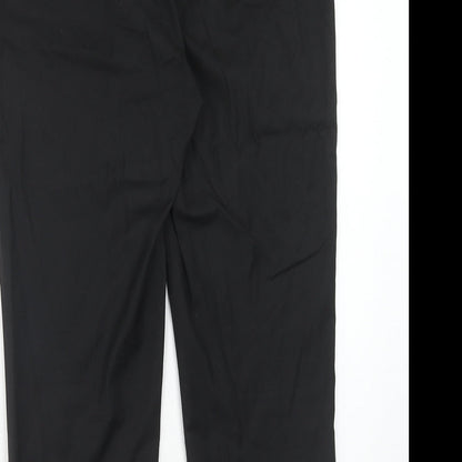 Womens UK Size 32 in H&M Regular Fit Dress Pants Black Trousers