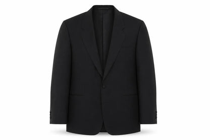 FH Mens Black Polyacrylate Fibre Jacket Suit Jacket Size 44 Regular