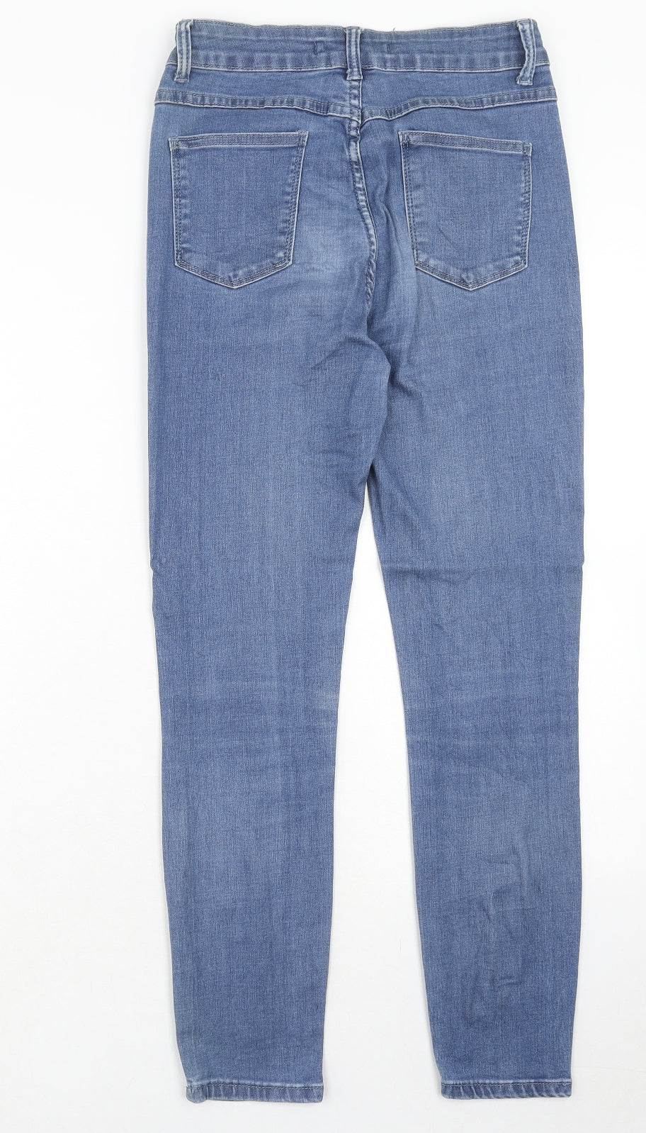 Resalsa Womens Blue Cotton Skinny Jeans Size 28 in Regular Zip