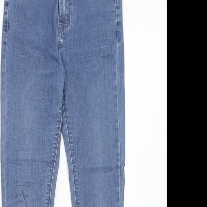 Resalsa Womens Blue Cotton Skinny Jeans Size 28 in Regular Zip