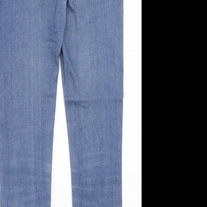 Resalsa Womens Blue Cotton Skinny Jeans Size 28 in Regular Zip