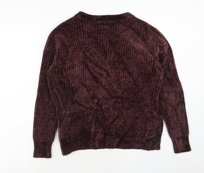 Womens UK Size 10 Dorothy Perkins Purple Pullover Jumper