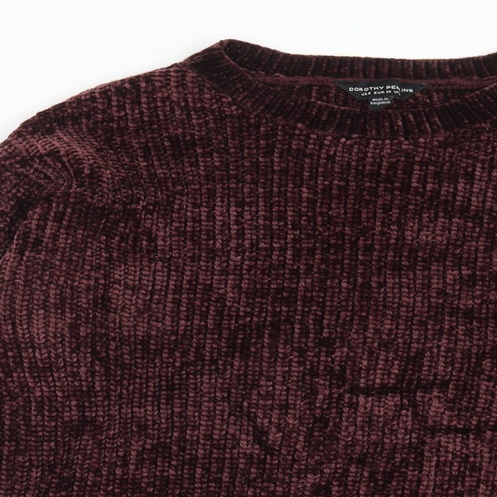 Womens UK Size 10 Dorothy Perkins Purple Pullover Jumper
