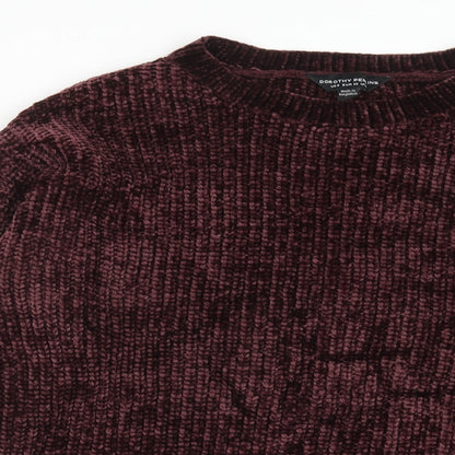 Womens UK Size 10 Dorothy Perkins Purple Pullover Jumper