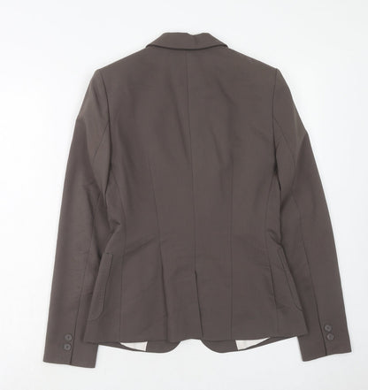 NEXT Womens Brown Cotton Jacket Blazer Size 8
