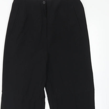 Womens UK Size 14 Slimma Regular Fit  Black Trousers