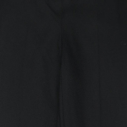 Womens UK Size 12 Peacocks Regular Fit Dress Pants Black Trousers