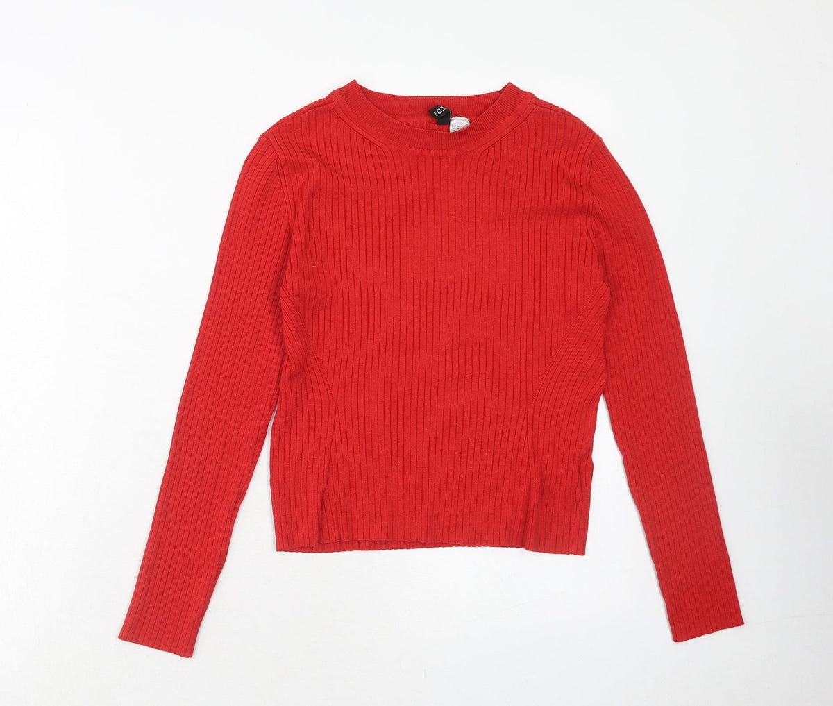 Womens UK Size M H&M Red Pullover Jumper