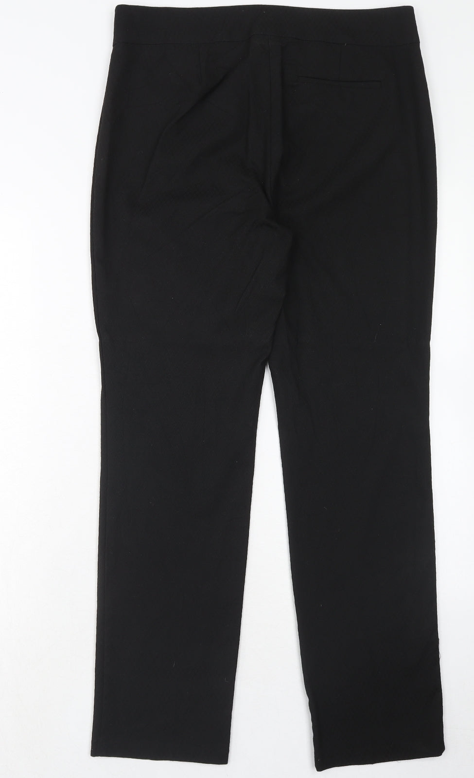 Womens UK Size 12 Marks and Spencer Slim Fit Dress Pants Black Trousers