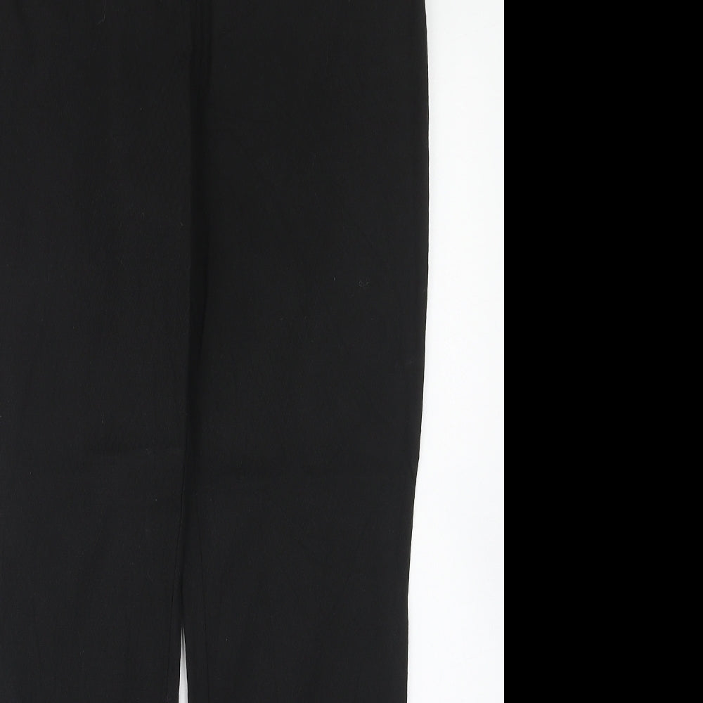 Womens UK Size 12 Marks and Spencer Slim Fit Dress Pants Black Trousers