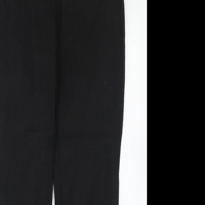 Womens UK Size 12 Marks and Spencer Slim Fit Dress Pants Black Trousers