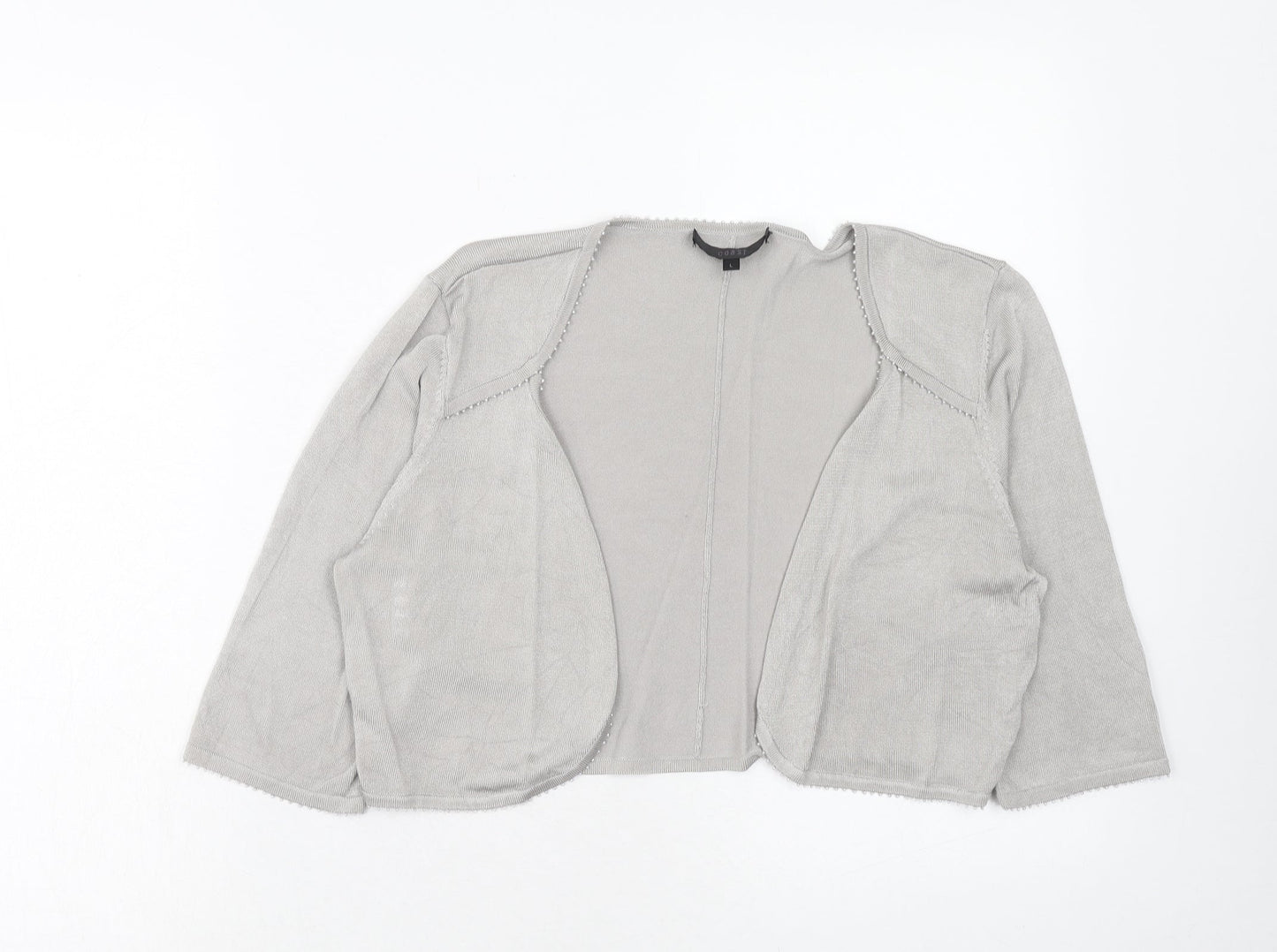 Womens UK Size L Coast Grey Cardigan Jumper