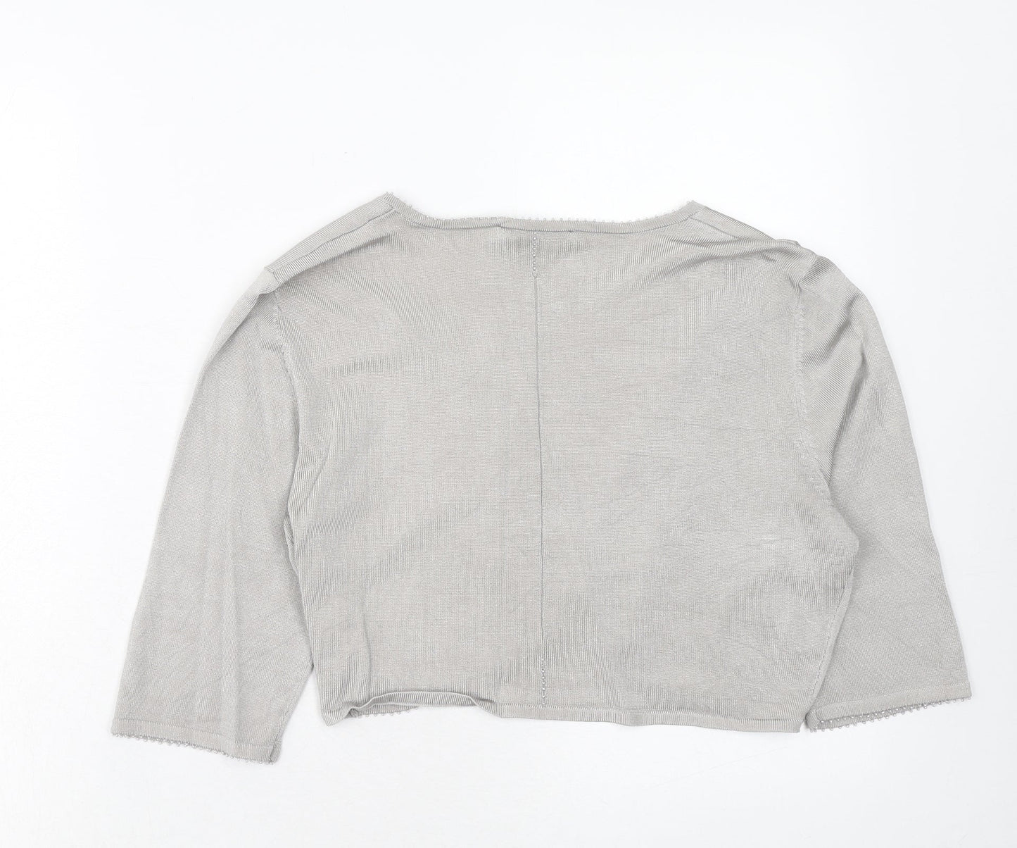 Womens UK Size L Coast Grey Cardigan Jumper