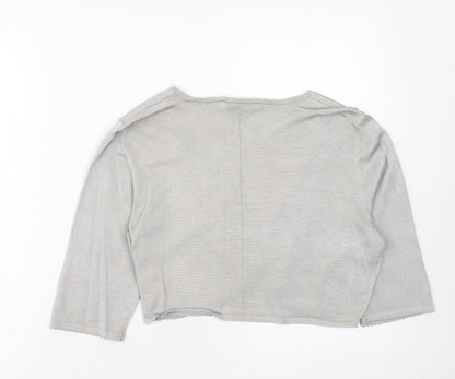 Womens UK Size L Coast Grey Cardigan Jumper