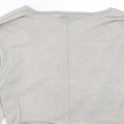 Womens UK Size L Coast Grey Cardigan Jumper
