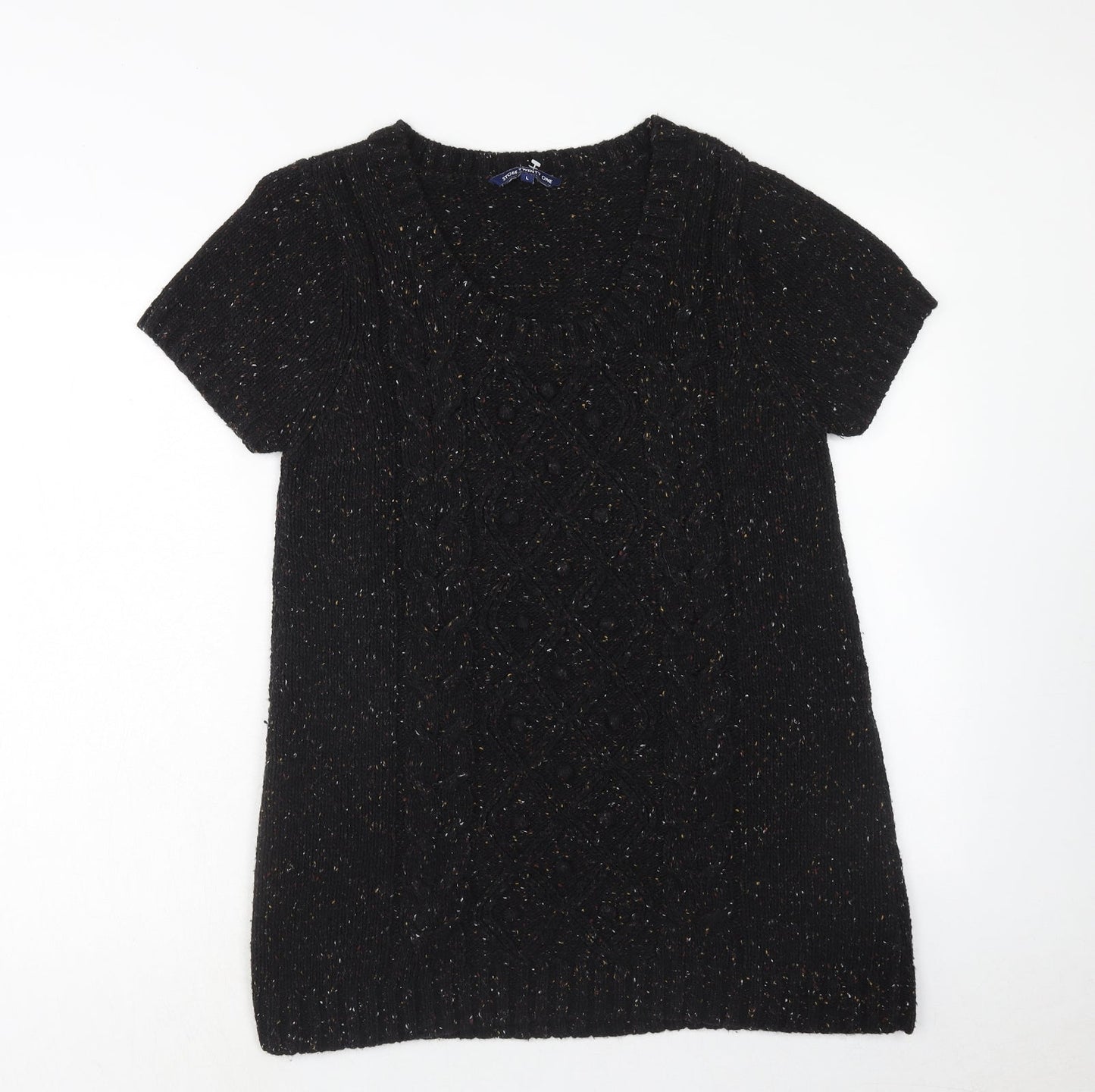 Womens UK Size L STORE TWENTY ONE Black Pullover Jumper