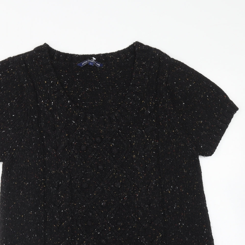 Womens UK Size L STORE TWENTY ONE Black Pullover Jumper